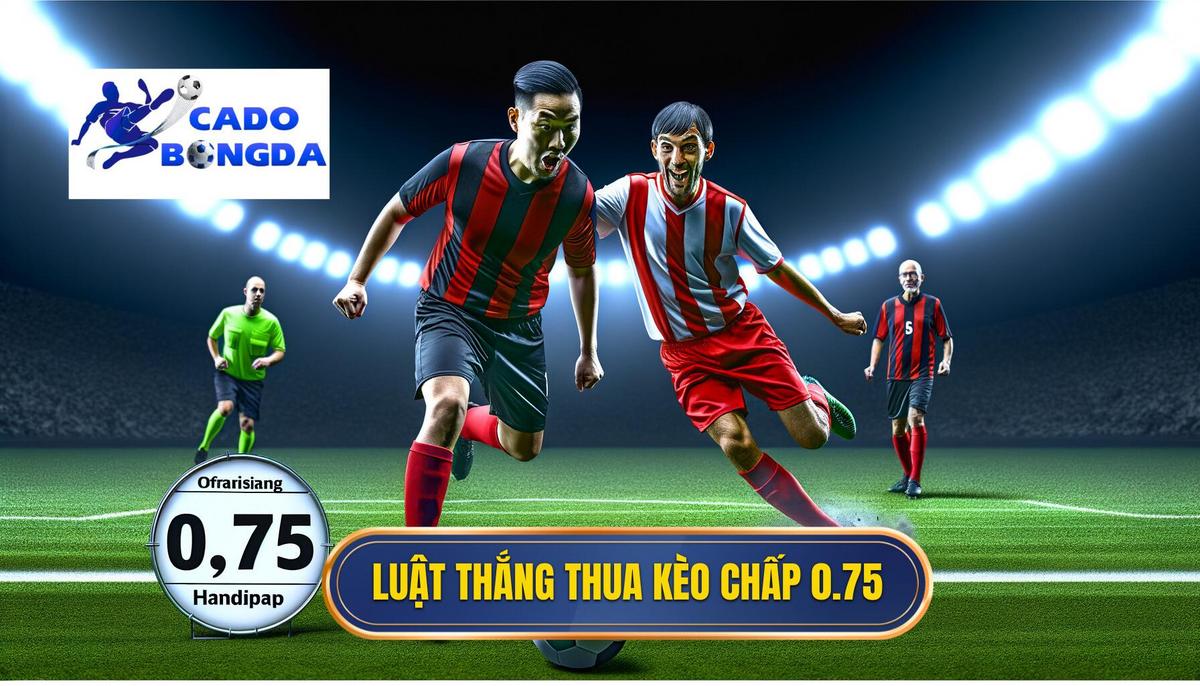 Luật thắng thua trong kèo chấp 0.75