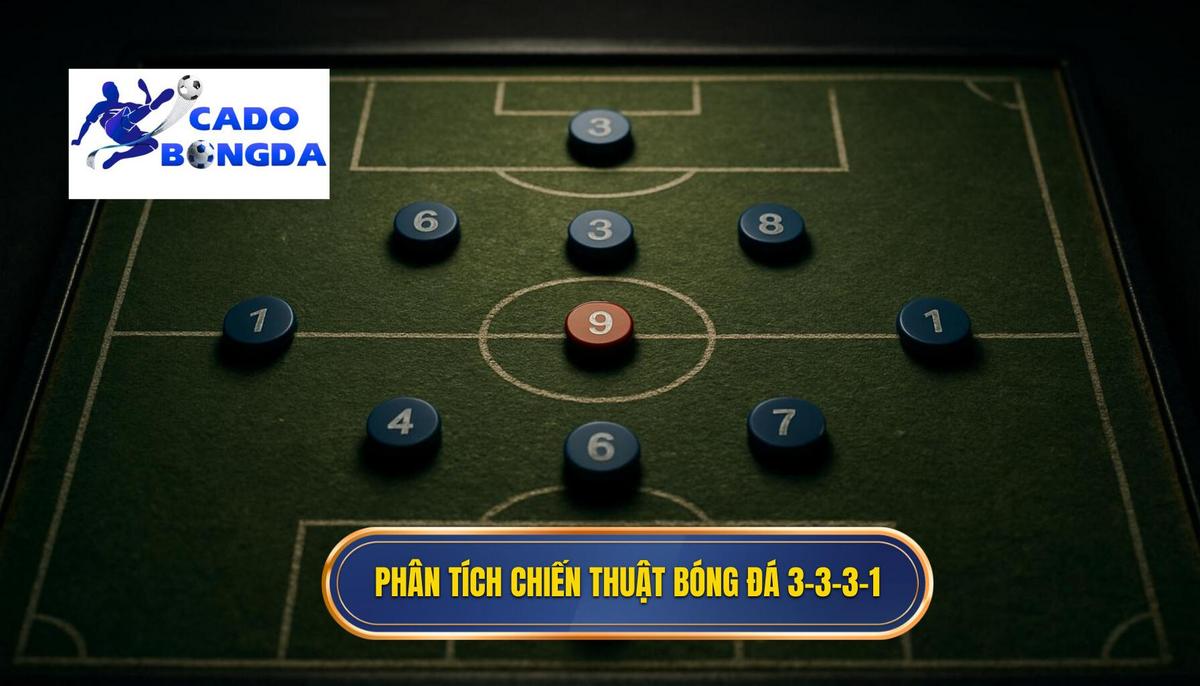 Phân tích Chuyên sâu về Hoạt động của Chiến thuật bóng đá 3-3-3-1
