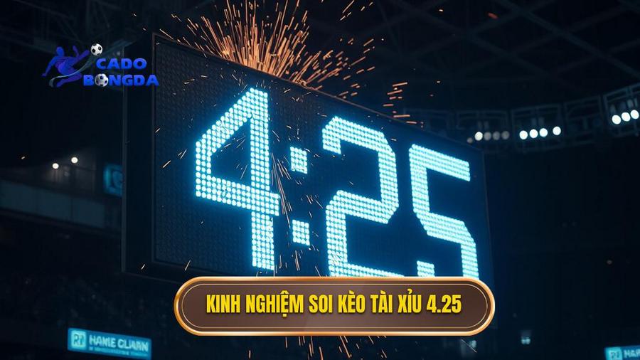 Kinh nghiệm soi kèo tài xỉu 4.25